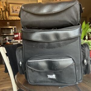 Large Tour Master Motorcycle 2 Piece Travel Bag 24" H x 16" W x 10" deep NICE!